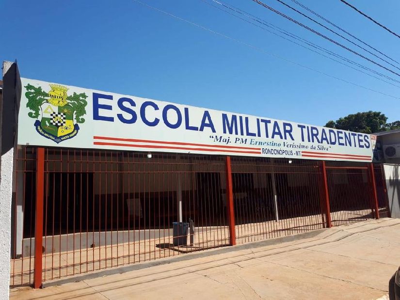 Foto: E.E. Militar Tiradentes Major PM Ernestino Veríssimo da Silva