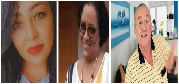 Da esquerda para direita: Diretora Valéria Regina; Secretária de Saúde Luciana; Professor Clementino