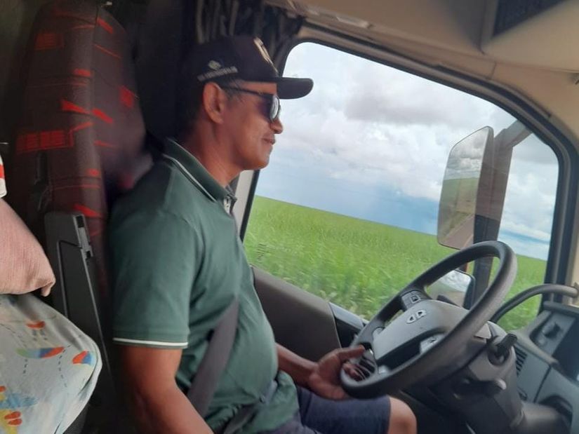 Lussandro é caminhoneiro de Rondonópolis há 26 anos