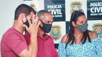 Polícia Civil ajuda em reencontro de pai e filhos. O momento foi emocionante! - Foto: reprodução Correio de Minas