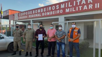 Claudinei reuniu com vereadores, representantes da Defesa Civil e do 2° Comando Regional do Corpo de Bombeiros Militar