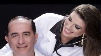 Maria Nadaf seguiu os passos do pai, se formou em medicina e passou a atuar na linha de frente — Foto: Facebook/Reprodução