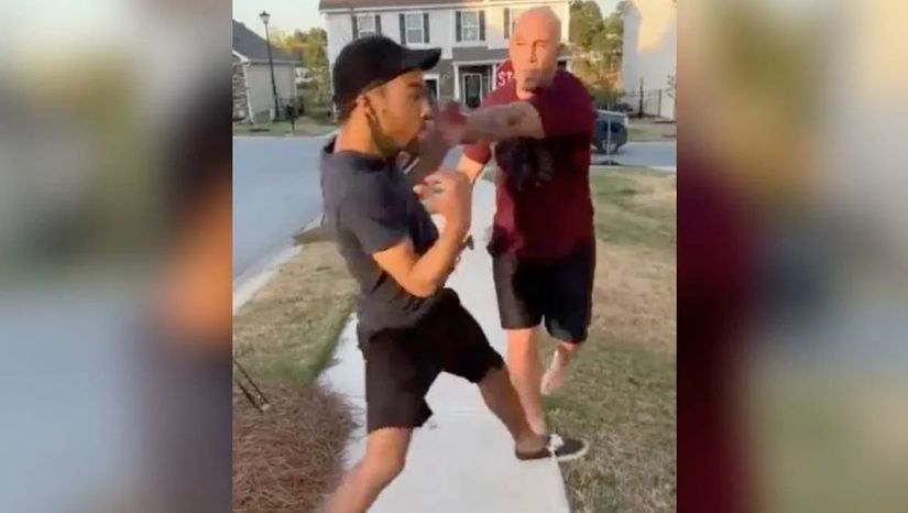 Um sargento norte-americano agrediu um homem negro após acusá-lo de ‘estar no bairro errado’ (Reprodução/Redes sociais)