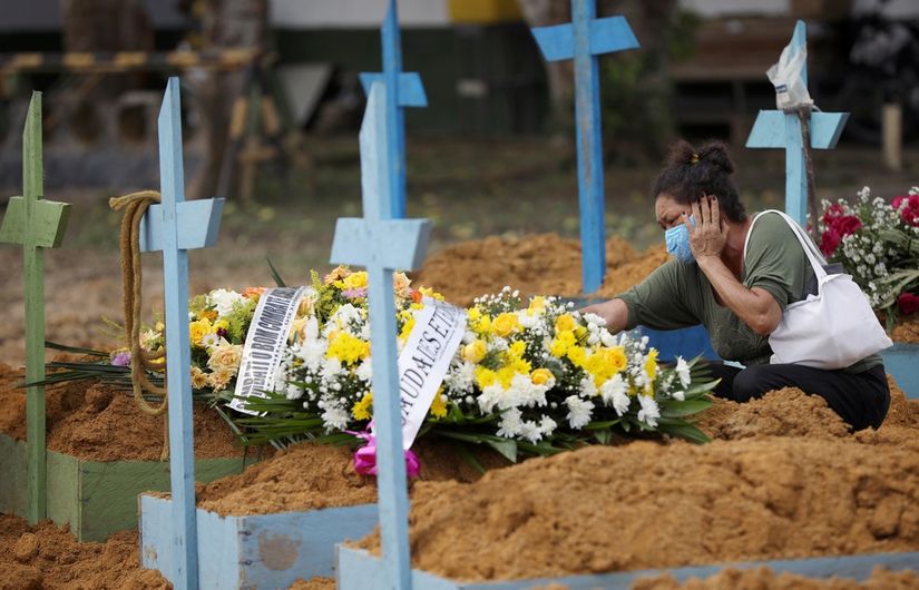 Mato Grosso ultrapassa marca de 9 mil mortes por Covid-19 — Foto: Bruno Kelly/Reuters