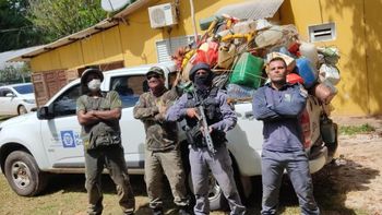 Apreensão de cevas fixas no Rio Cuiabá - Foto por: PM-MT