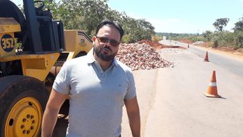 Deputado Claudinei acompanha as obras de manutenção do Anel Viário