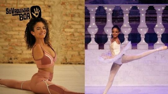 Vih Bueno, a bailarina de 17 anos quer representar o Brasil - Fotos: reprodução / Instagram