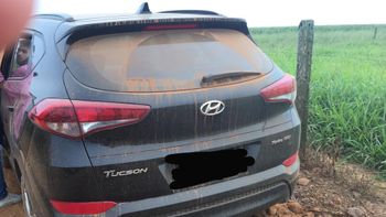 Carro foi recuperado pela Polícia Militar em MT — Foto: PM/MT