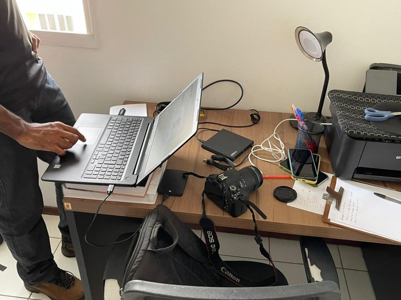 Operação de combate à pornografia infantil cumpre mandado também em Teresina — Foto: Divulgação/Polícia Civil