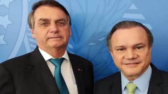Wellington e Bolsonaro
