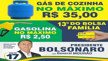 Panfleto digital da pré-campanha de 2018