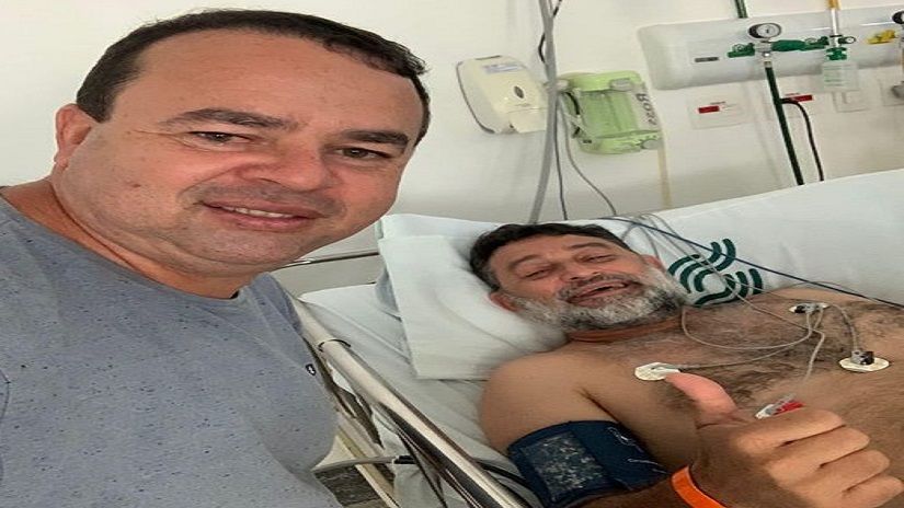 Marisvaldo Gonçalves colega de parlamento publicou uma mensagem registrando a visita a Kaza Grande