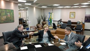 TCE-MT e TJMT assinam termo de cooperação para participação no Interage TCE