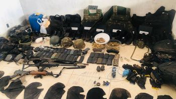 Materiais foram apreendidos ao longo dos dois dias de busca aos criminosos Crédito - Sesp-MT