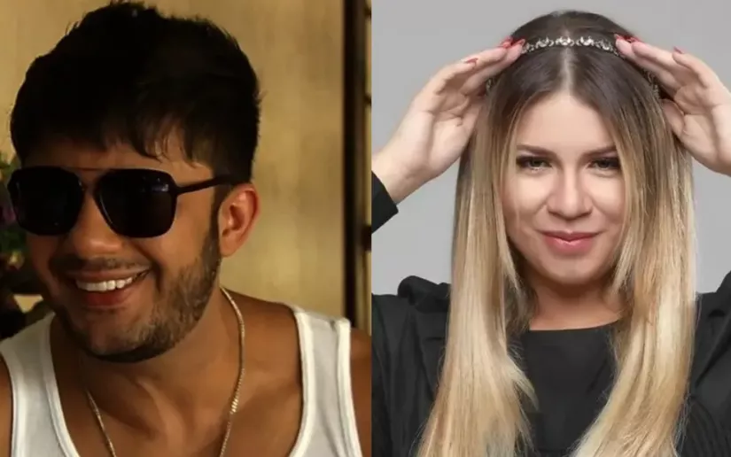 Cristiano Araújo e Marília Mendonça, mortos em acidentes - Goiás — Foto: Reprodução/TV Anhanguera