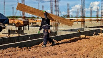 A obra do hospital já foi 8% concluída