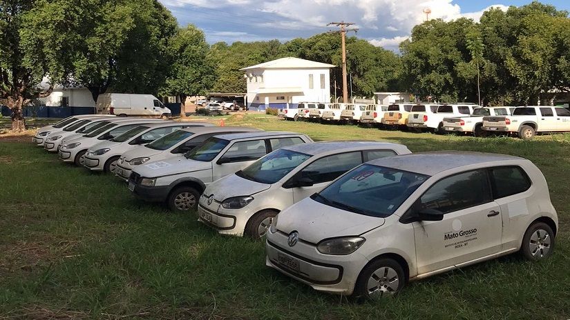 Entre os itens disponíveis no leilão estão 76 veículos. - Foto por: Assessoria Indea