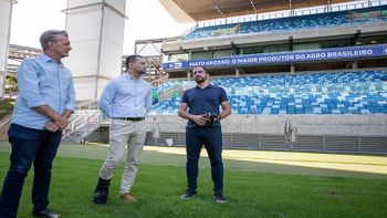 Arena Pantanal é avaliada para sediar jogos das eliminatórias da Copa do Mundo 2026 - Foto por: Michel Alvim/Secom-MT