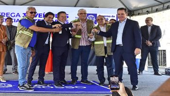 Governador Mauro Mendes entrega veículos para a fiscalização tributária da Sefaz - Foto por: Josi Petengil/Setasc