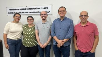 Thiago Silva com representantes da UFR