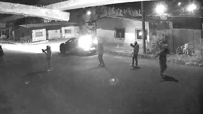 Criminosos praticavam atentado contra casa antes de granada explodir no carro. Foto: Reprodução