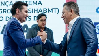 Governador Mauro Mendes e ministro, Jader Filho, lançam Sistema Habitacional de MT para construção de 8.200 casas Crédito - Mayke Toscano/Se