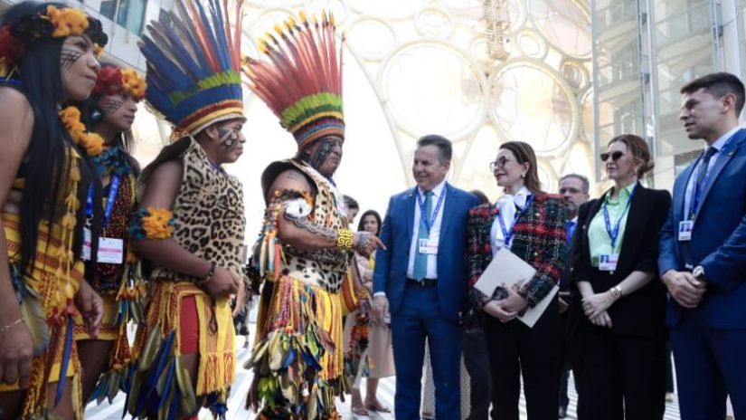 Virginia Mendes é madrinha dos povos indígenas do Estado e a única primeira-dama convidada a participar de uma COP. Crédito - Jana Pessôa