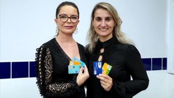 Primeira-dama de MT Virginia Mendes e secretária da Setasc Grasielle Bugalho Crédito - Jana Pessôa