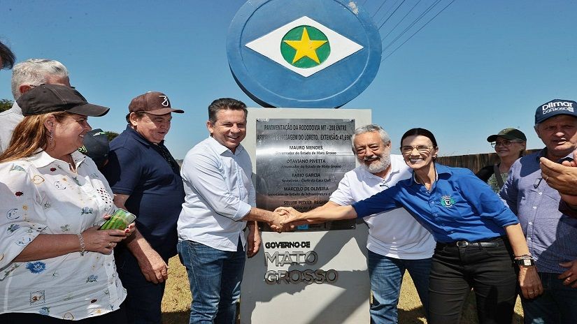 Inauguração da MT-208 entre Aripuanã e a Passagem do Loreto. - Foto por: Mayke Toscano/Secom-MT