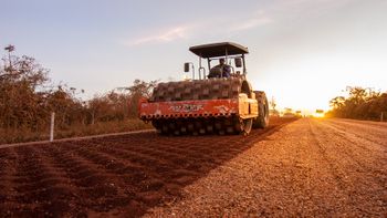 Obras na MT-240 em Tangará da Serra