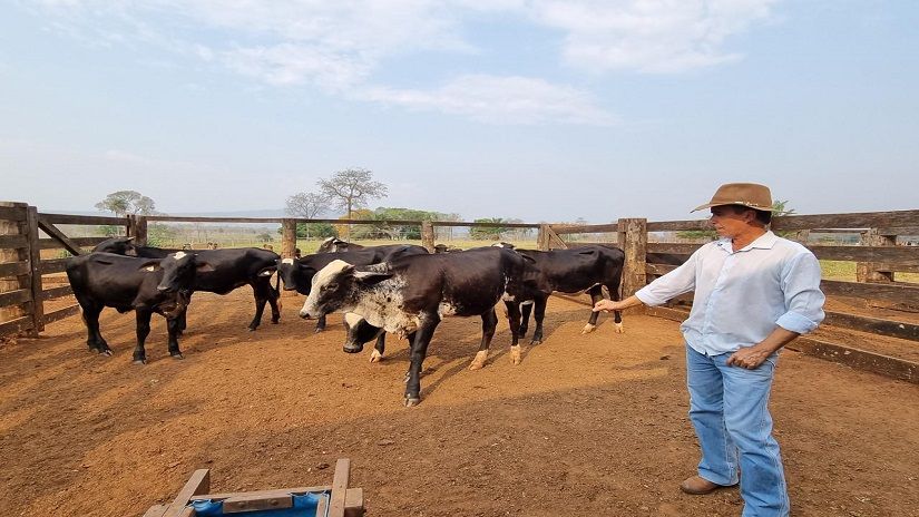 Produtor Ildo Vicente de Souza, de Pontes e Lacerda - Foto por: Rafaela Sanchez de Lima/Arquivo Pessoal