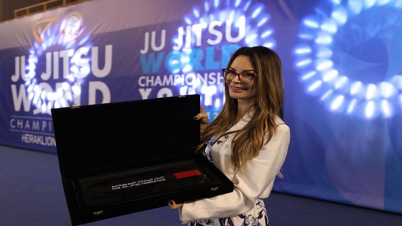 Virgínia Mendes recebeu título de embaixadora mundial do jiu jitsu - Foto por: Jana Pessoa