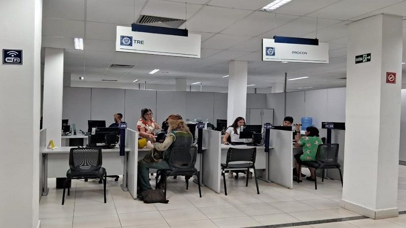 Atendimento do Procon Estadual, no Ganha Tempo do CPA I - Foto por: Assessoria/Setasc-MT