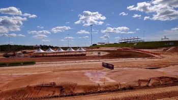 Pista de motocross está nos últimos ajustes para o evento do final de semana Crédito - Caroline Rodrigues/MT Par