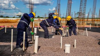 Na Construção Civil, as obras de infraestrutura se destacaram com a contratação de 4.291 trabalhadores de janeiro a maio - Foto por: Mayke T