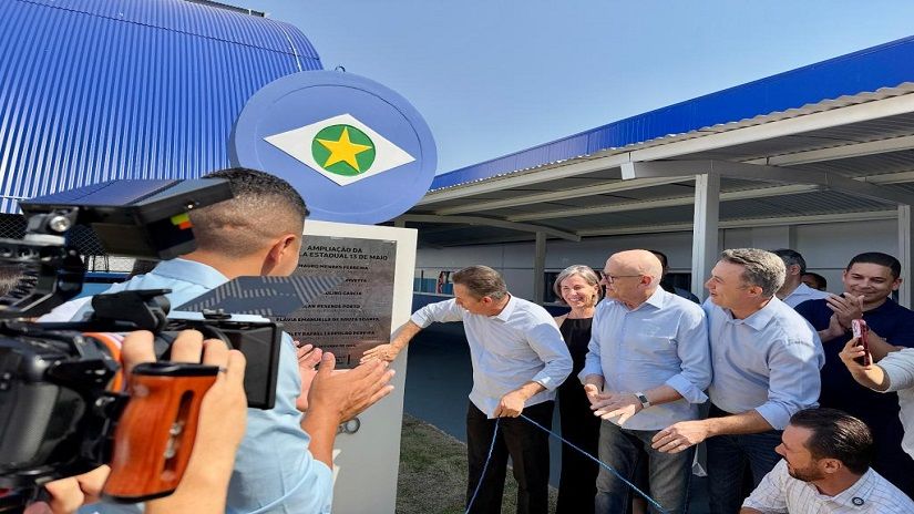 Mauro Mendes: "Investimentos fazem parte de um amplo programa de valorização da educação em todo o estado" - Foto por: Hugo Dueti | Seduc-MT